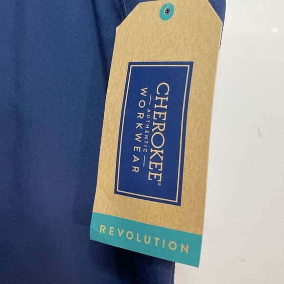 5 for $25🔥Cherokee Workwear Revolution Navy Scrub Active Styling Pants 3XL- New - Picture 3 of 7